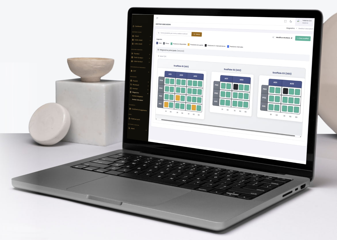 Obiettivo gestione magazzino